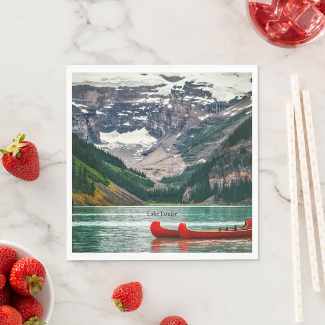 Beautiful Lake Louise, Canada Serviette (Beispiel)