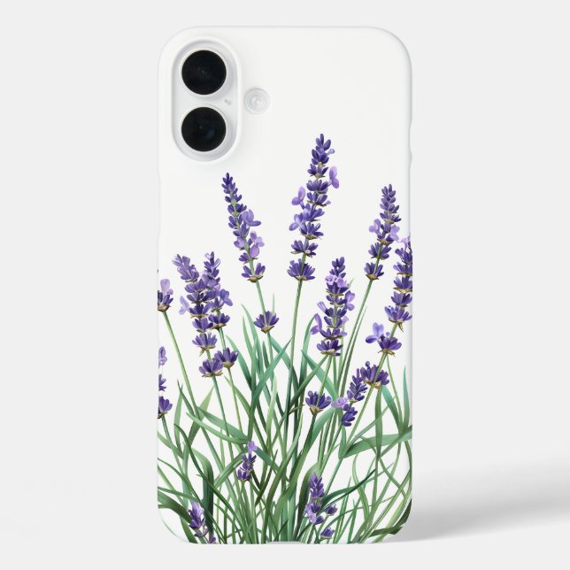 Beautiful Lavender Garden Blume iPhone 16 Plus Hülle (Rückseite)