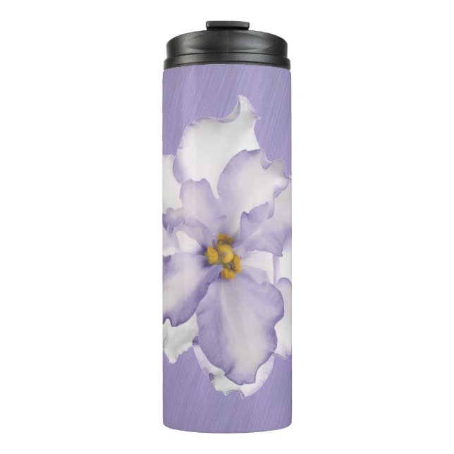 Beautiful Lavender Orchid Thermosbecher (Vorderseite)