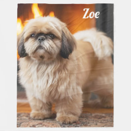 Beautiful Lhasa Apso Personalisiert Fleecedecke