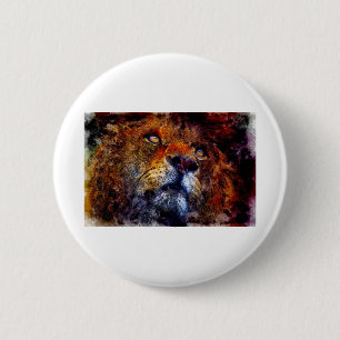 Beautiful Lion Button