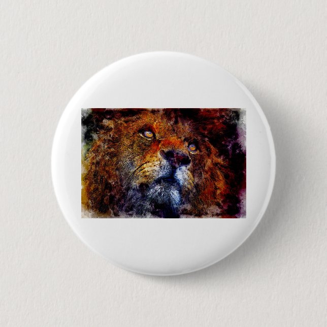 Beautiful Lion Button (Vorderseite)