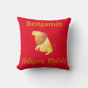 Beautiful Lion Hakuna Matata Kissen