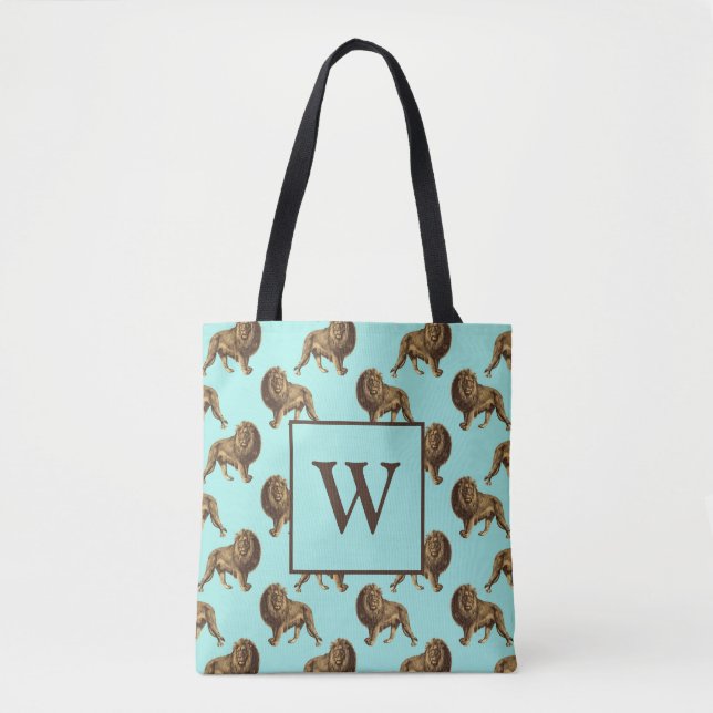 Beautiful Lions Monogram Lions Tasche (Vorderseite)