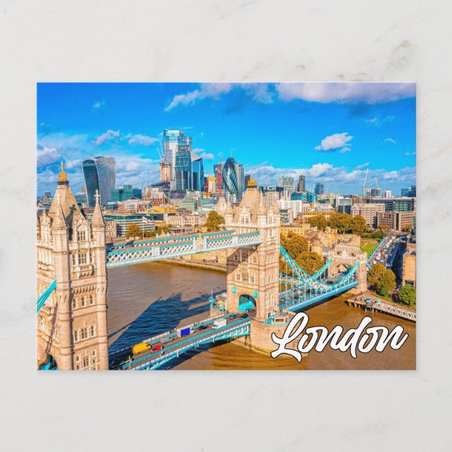 Beautiful London, England, Großbritannien Postkarte (Vorderseite)