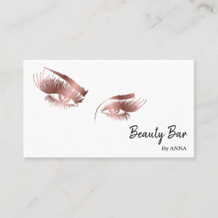 Beautiful Long Lash Eyes Makeup Artist Visitenkarte