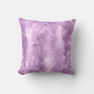 Beautiful Luxury Lilac Geometric Pattern Pillow Kissen