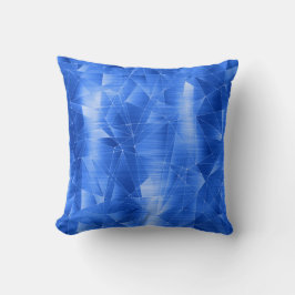 Beautiful Luxury Royal Blue Geometrie Muster Kissen