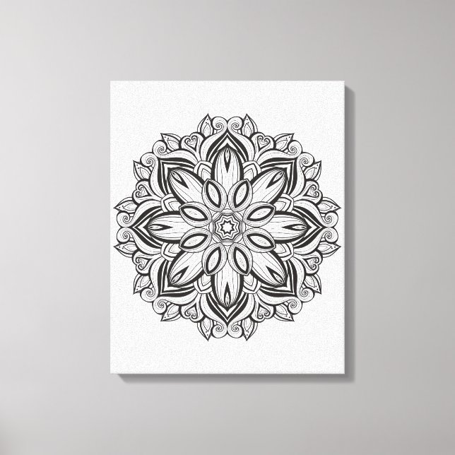 Beautiful Mandala 6 Leinwanddruck (Vorderseite)