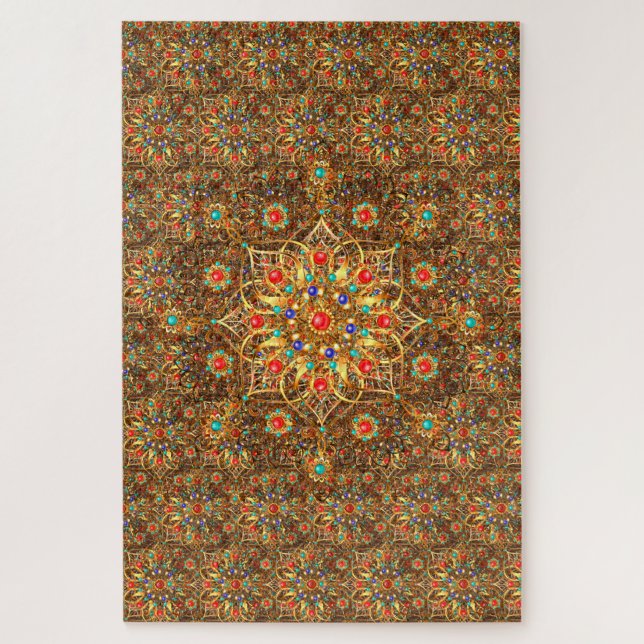 Beautiful Mandala Blume Art (Vertikal)