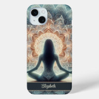 Beautiful Mandala Meditating Girl Individuelle Nam