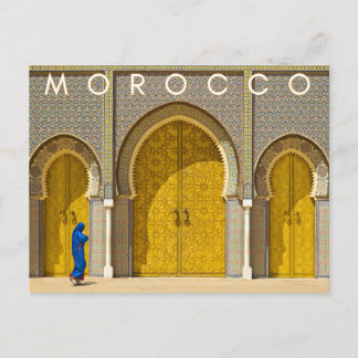 Beautiful Marrakesch Medina Architektur Souvenir Postkarte