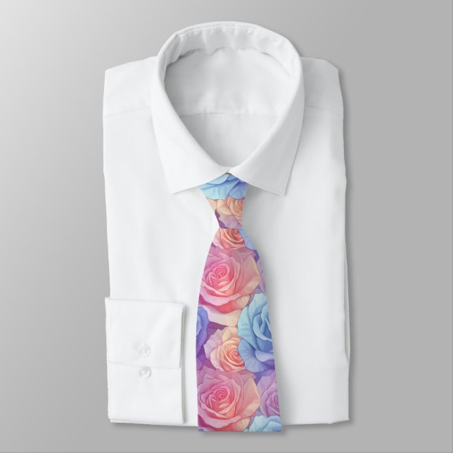 Beautiful Mens Fashion Rose Floral Krawatte (Gebunden)