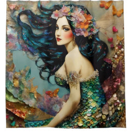 Beautiful Mermaid Duschvorhang