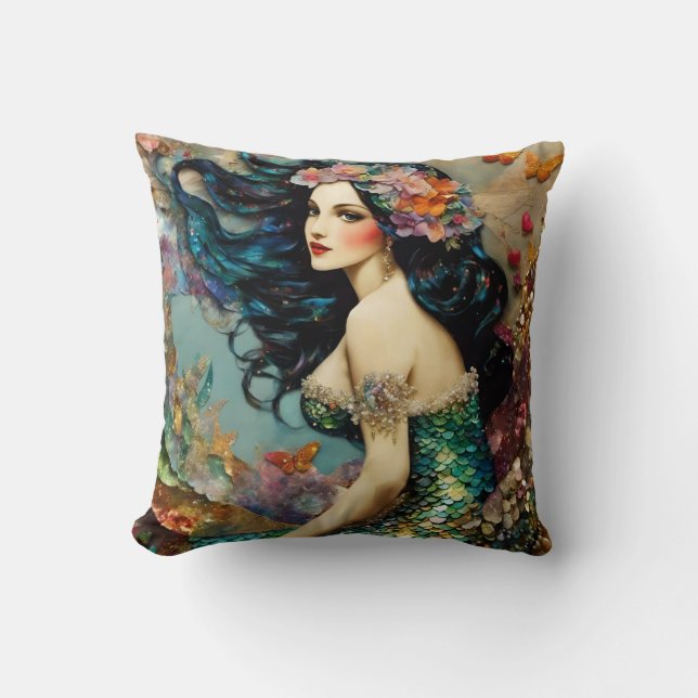 Beautiful Mermaid Kissen (Vorderseite)