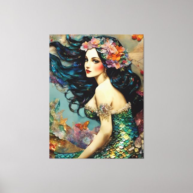 Beautiful Mermaid Leinwanddruck (Vorderseite)