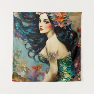 Beautiful Mermaid Wandteppich