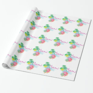 Beautiful Miami Florida Geschenkpapier