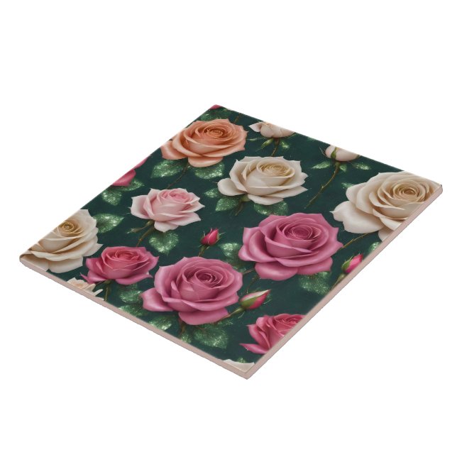 Beautiful Modern Linen Rose Collection Fliese (Seite)