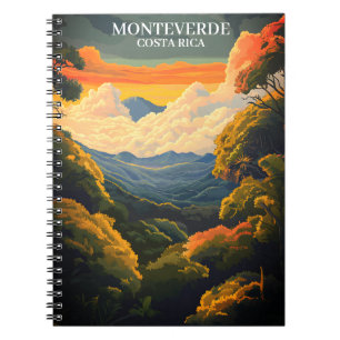 Beautiful Monteverde Cloud Forest Costa Rica Notizblock