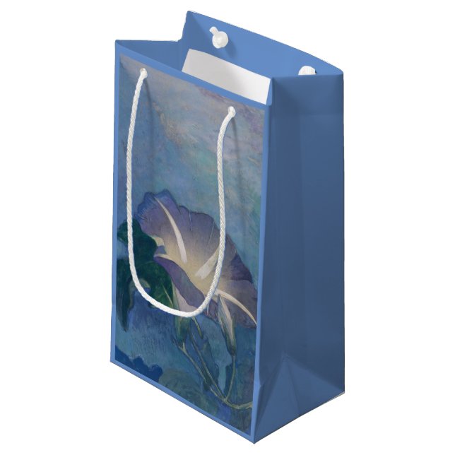 Beautiful Morning Glory Gift Bag Kleine Geschenktüte (Vorderseite Schrägansicht)