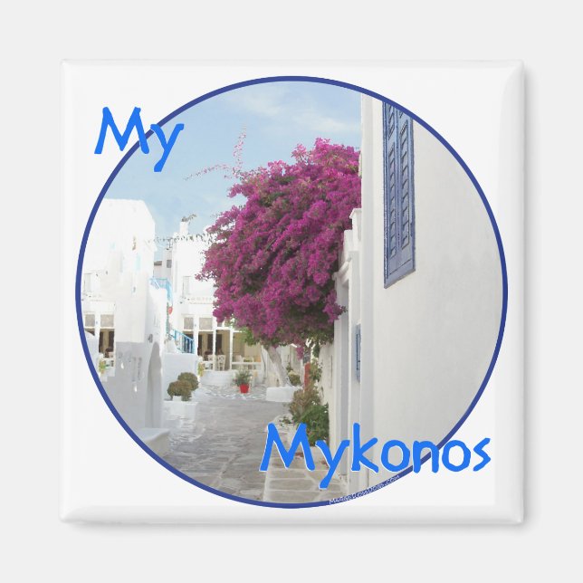 Beautiful Mykonos Magnet (Vorne)