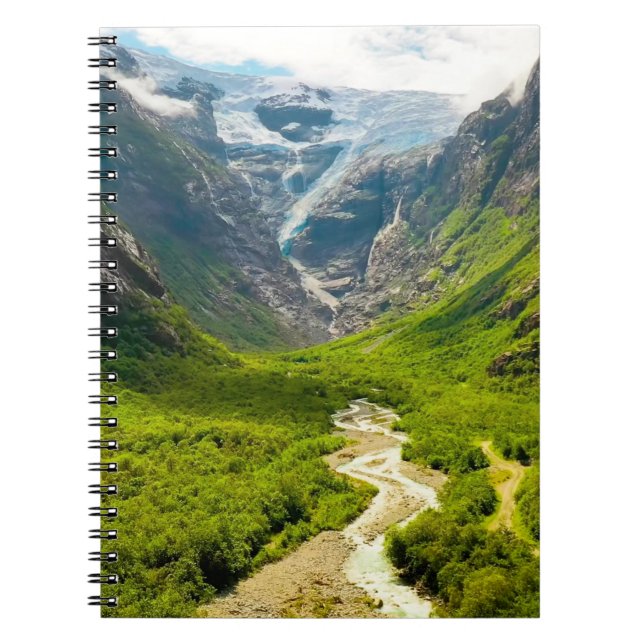 Beautiful Nature Scene from Norwaytravel,adventure Notizblock (Vorderseite)