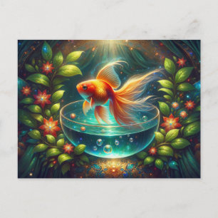 Beautiful Nowruz Goldfish Postkarte
