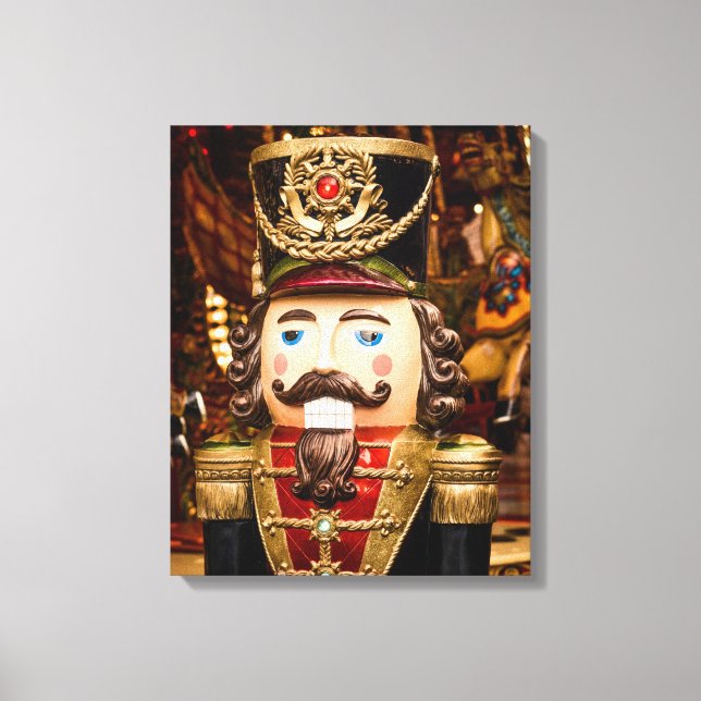 Beautiful Nutcracker Figure Christmas Frame It Leinwanddruck (Vorderseite)