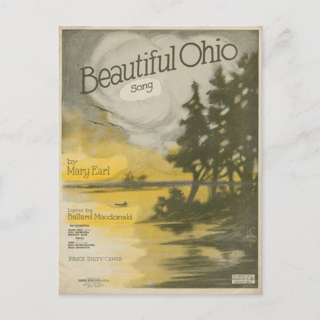Beautiful Ohio Postkarte (Vorderseite)