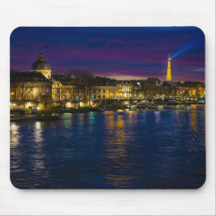 Beautiful Paris Frankreich Abend Skyline Mousepad