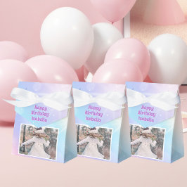 Beautiful Pastel Girls Foto Kindergeburtstag Party Geschenkschachtel