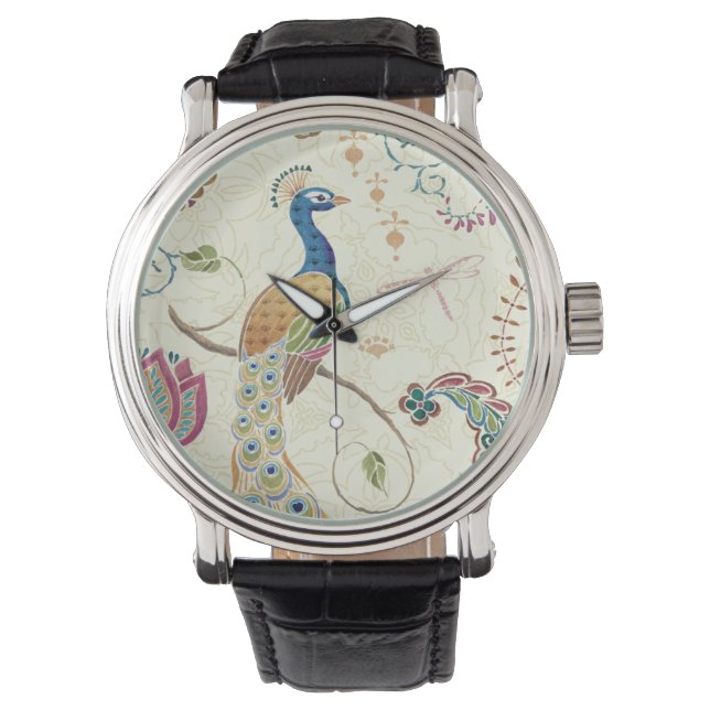 Beautiful Peacock Armbanduhr (Vorderseite)