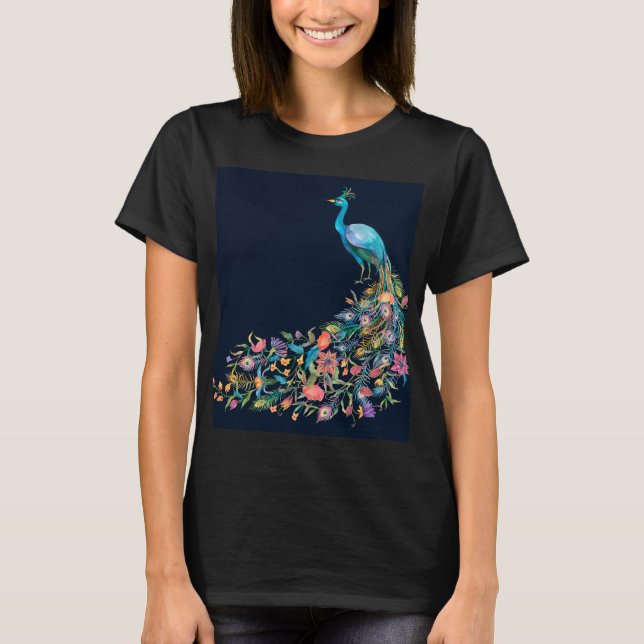 Beautiful Peacock Jewel T - Shirt (Vorderseite)