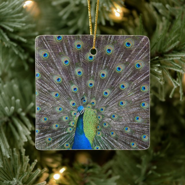 Beautiful Peacock Keramikornament (Baum)