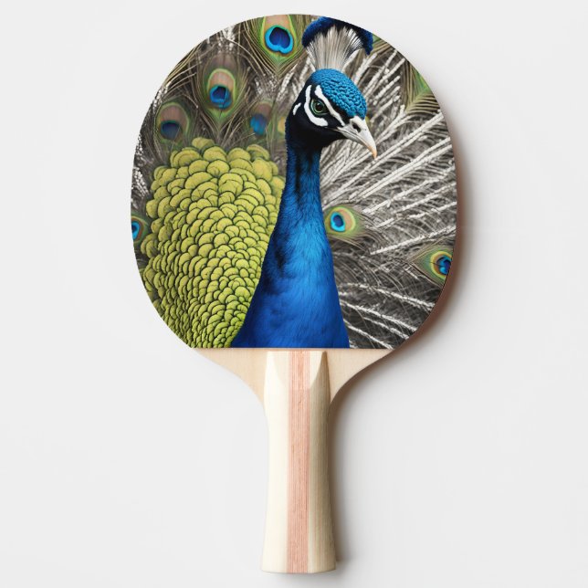 Beautiful Peacock Tischtennis Schläger (Vorderseite)