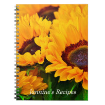 Beautiful Personalized Yellow Orange Sunflower