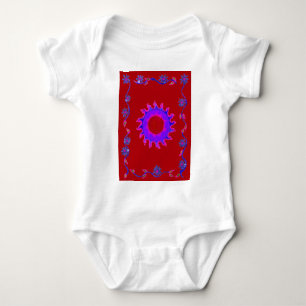 Beautiful phantastisch India Motif Mendi Art Desig Baby Strampler