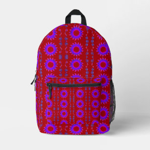 Beautiful phantastisch India Motif Mendi Art Desig Bedruckter Rucksack