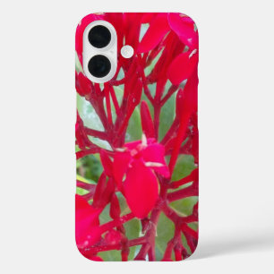 Beautiful Phantastisch Red Blume QPC Template iPhone 16 Hülle