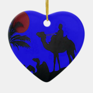 Beautiful Phantastisch Sunset Camel Safari Keramikornament