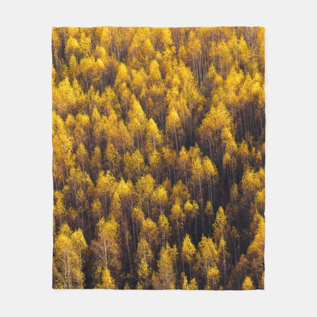 BEAUTIFUL PINE TREE FOREST FLEECEDECKE (Vorderseite)