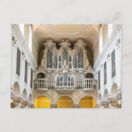 Beautiful pipe organ postcard postkarte