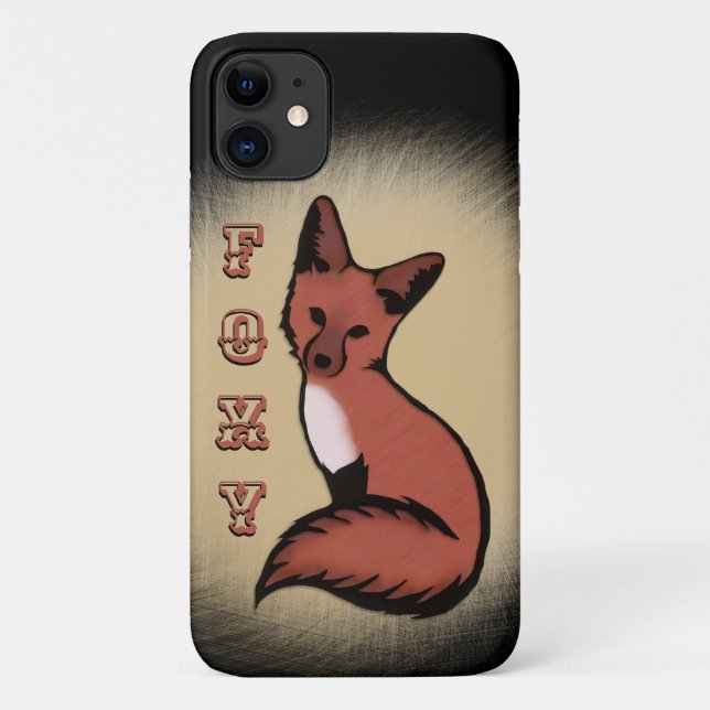 Beautiful Red Foxy Fox Case-Mate iPhone Hülle (Rückseite)