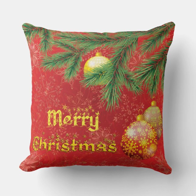 Beautiful Red Inspiriert Throw Kissen (Vorderseite)