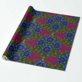 Beautiful retro floral  geschenkpapier