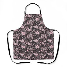 Beautiful retro style pink pastel floral pattern