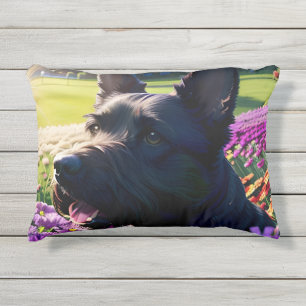 Beautiful Scottish Terrier Dog One Kissen Für Draußen