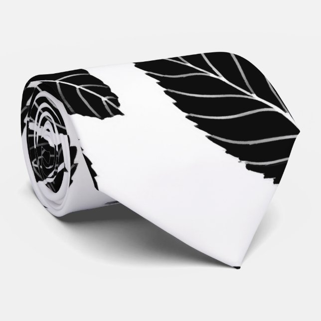 Beautiful seamless black and white monochrome patt krawatte (Gerollt)
