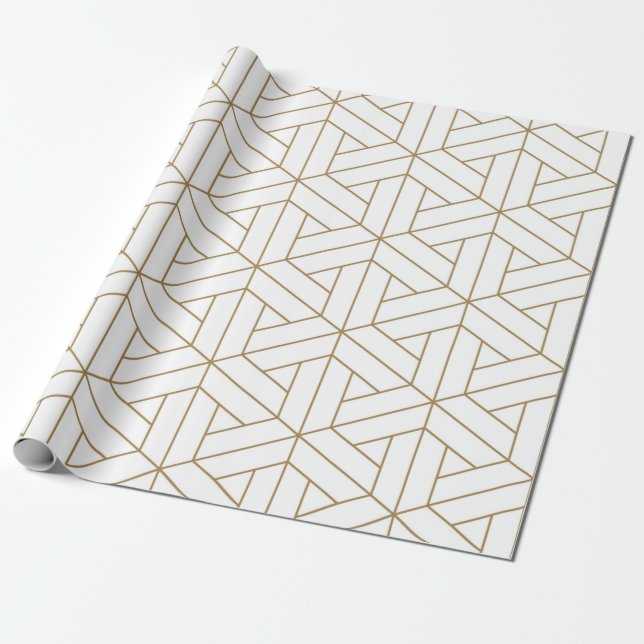 Beautiful Seamless Muster japanese shoji kumiko, Geschenkpapier (Ungerollt)